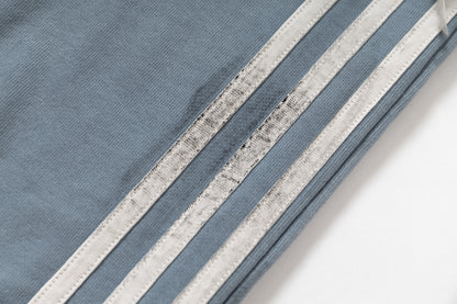 Deconstructed Distressed | Striped Jeans - Santo 