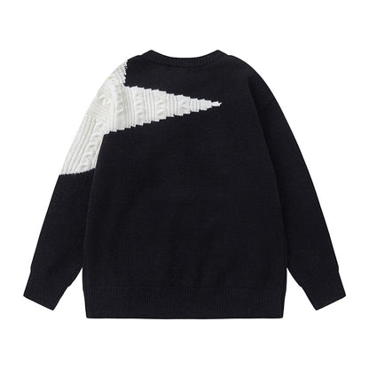 Street Starburst | High Street Patchwork Oversized Jumper - Santo 