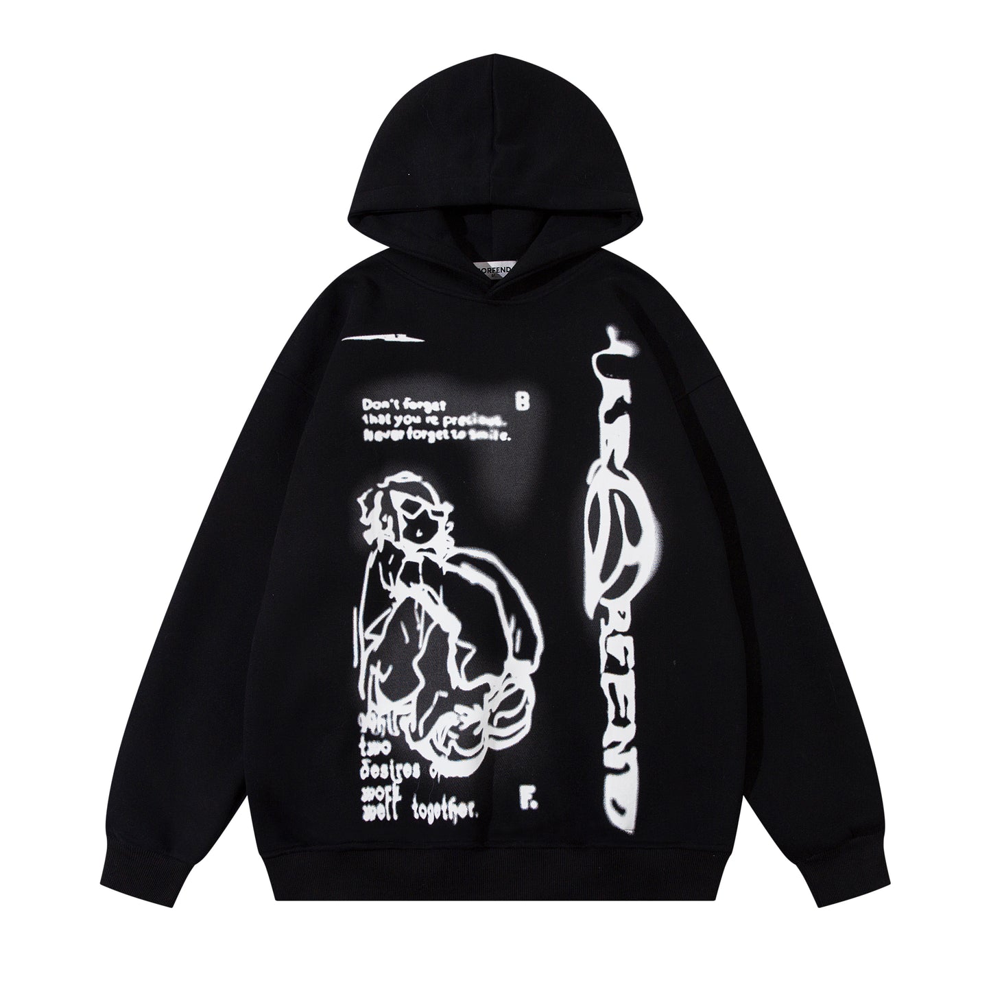 Anime Print | Oversized Hoodie - Santo 