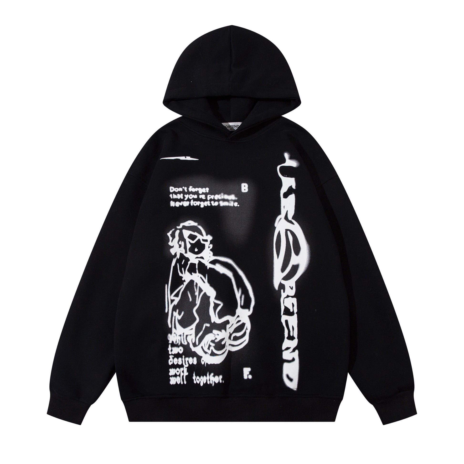 Anime Print | Oversized Hoodie - Santo 