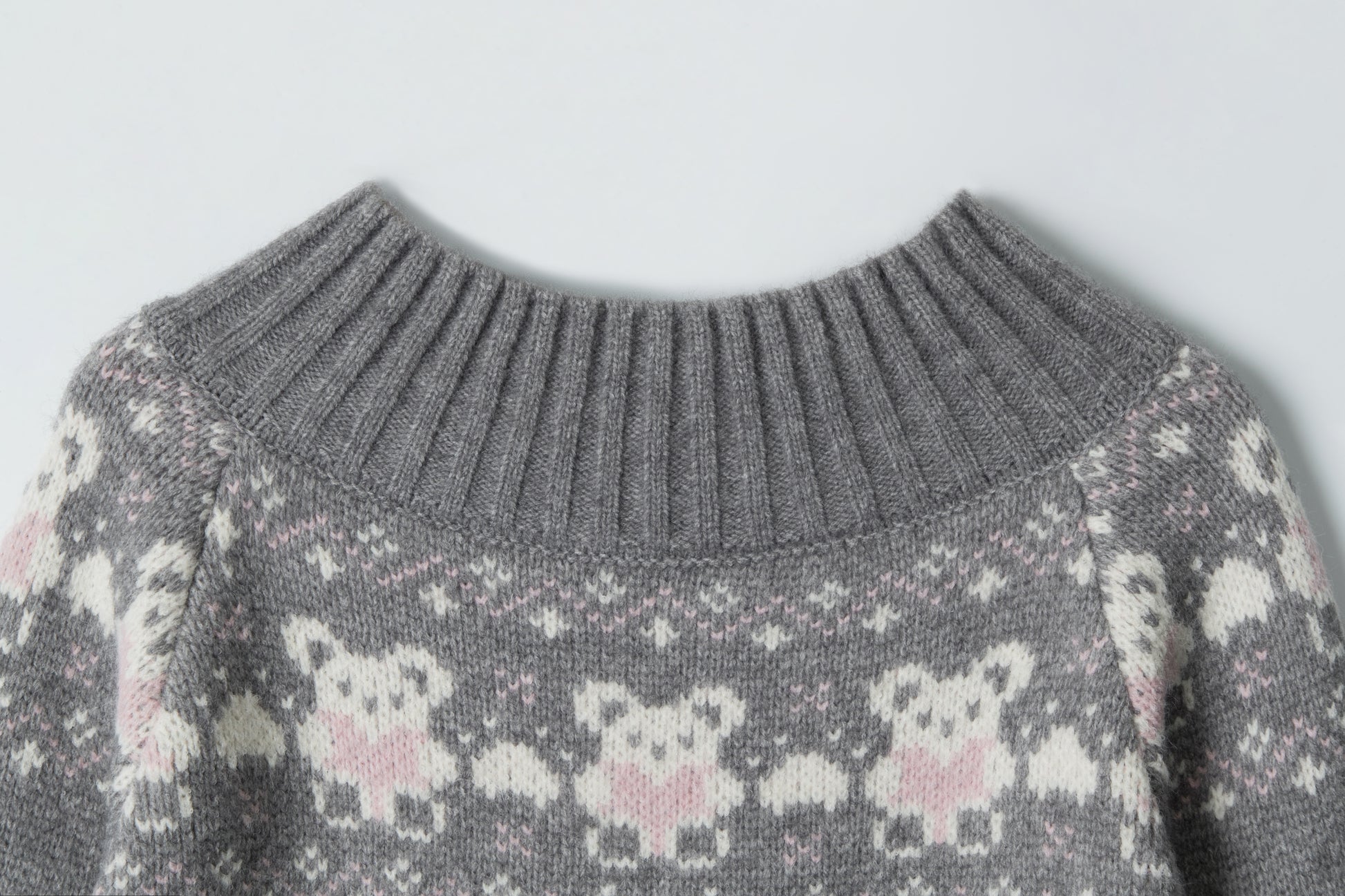Kitten Knit | Fair Isle Cropped Sweater - Santo 