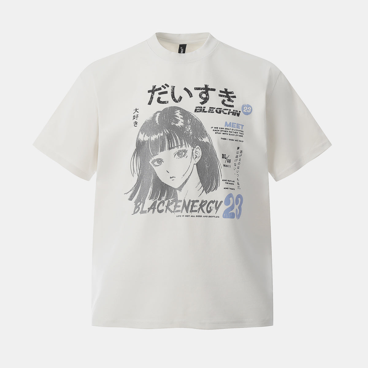 Anime Girl | Oversized T-shirt - Santo 