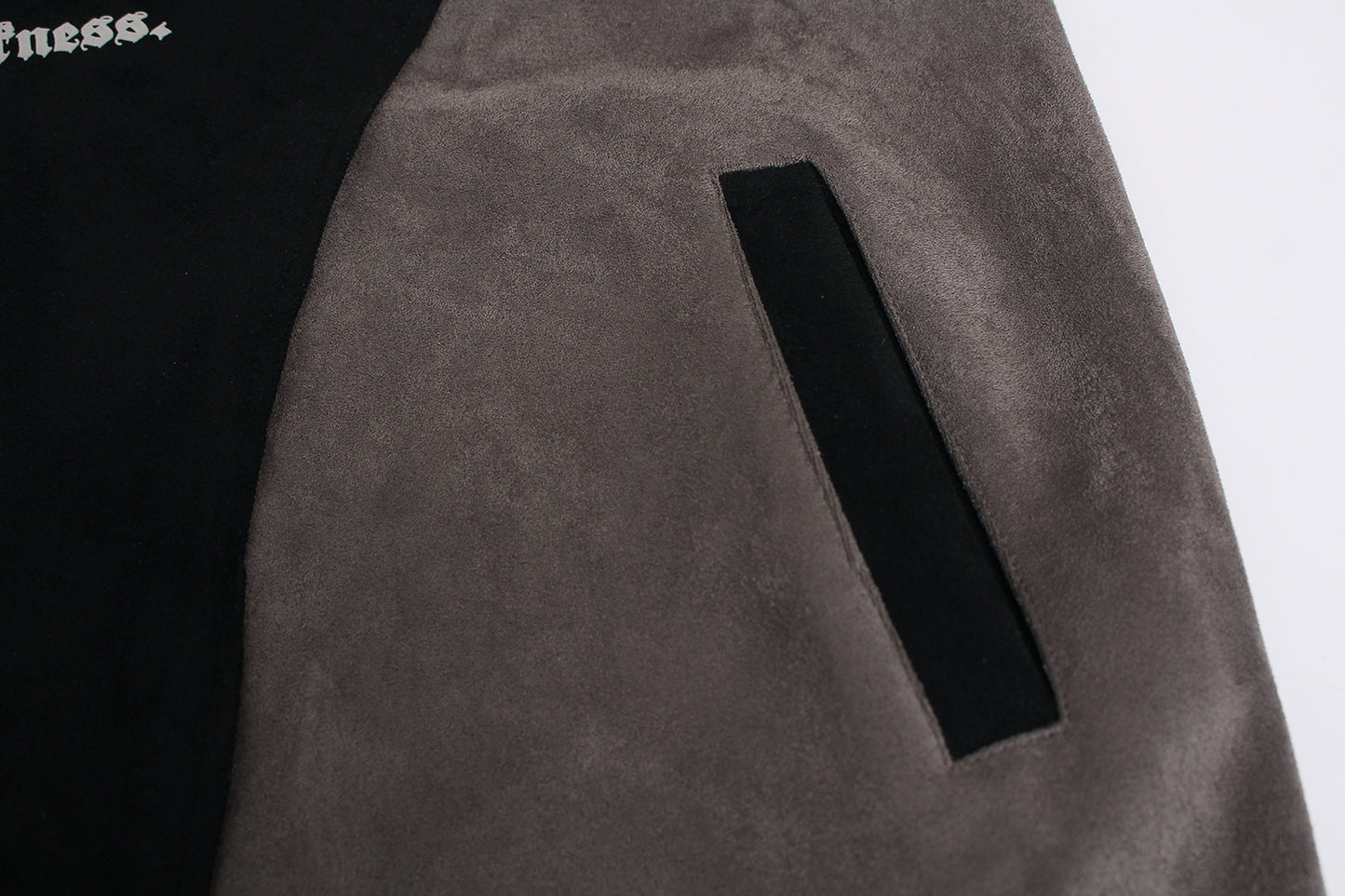 Metal Letter Cross Print | Gothic Hoodie - Santo 