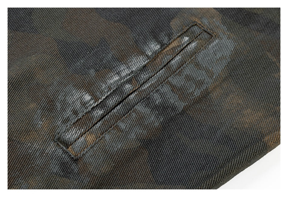 Giacca di jeans con stampa mimetica Camo Bark | Camouflage