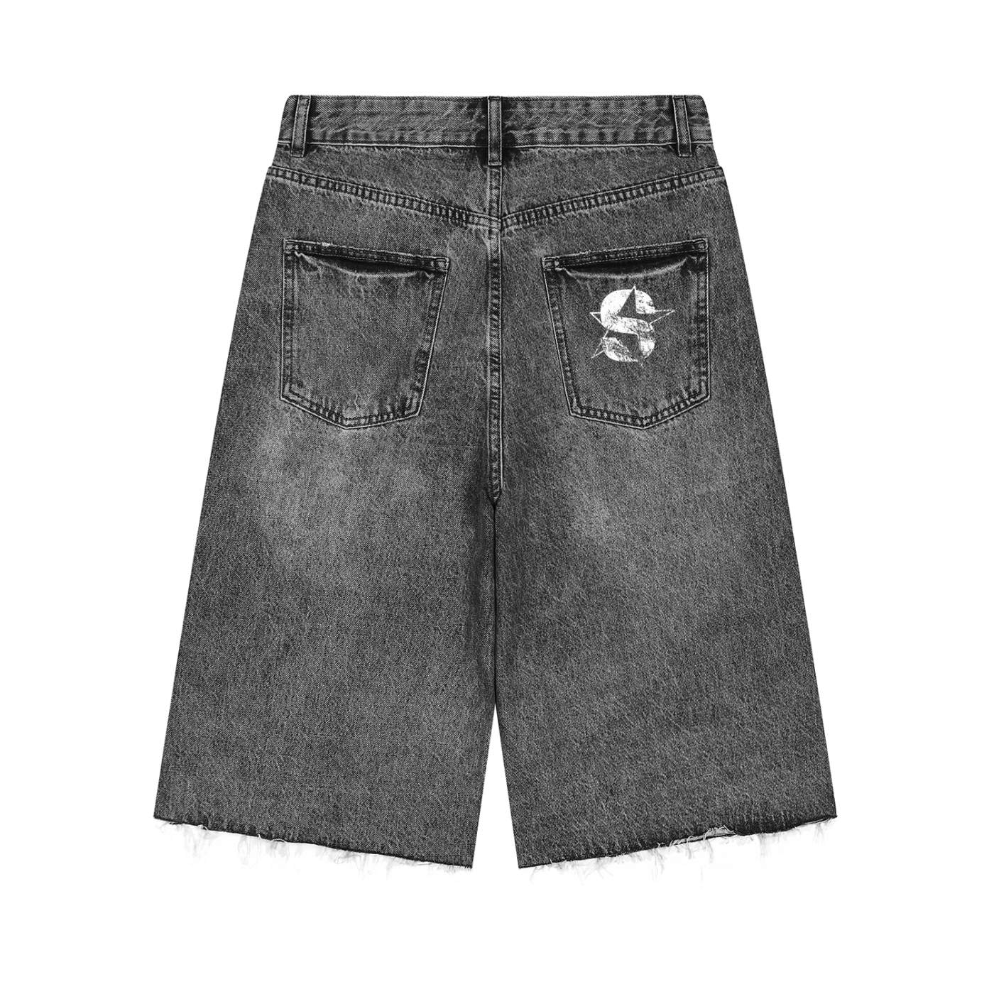 Men’s Vintage Wide Leg Denim Shorts