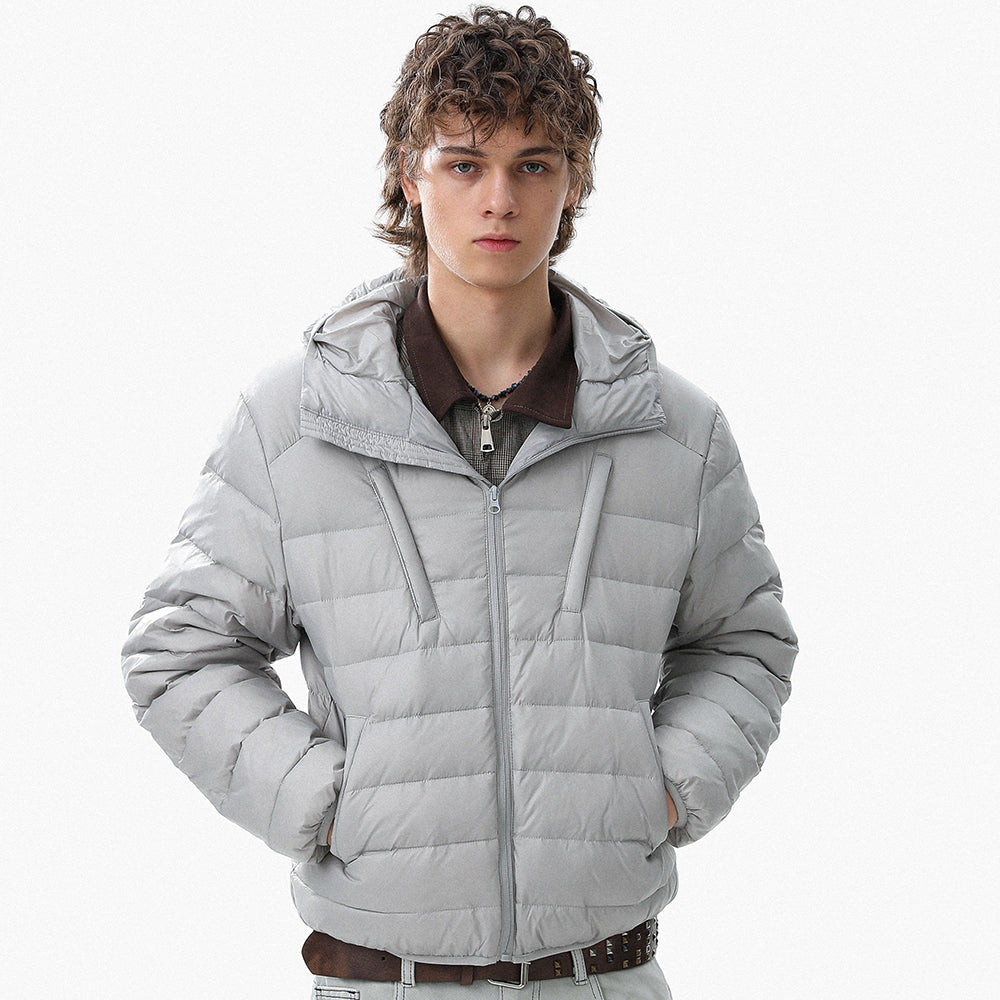 Structured Quilted | Hooded Puffer Jacket
