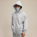 Windproof Mask | Oversized Zip Up Hoodie - Santo 