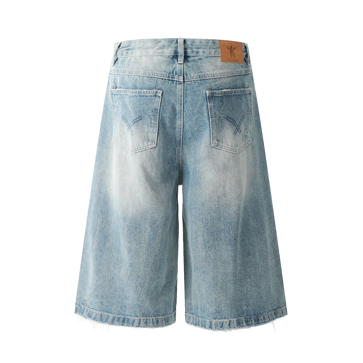 Ripped Washed | Wide-Leg Shorts - Santo 