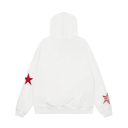Star Print | Retro Hoodie - Santo 