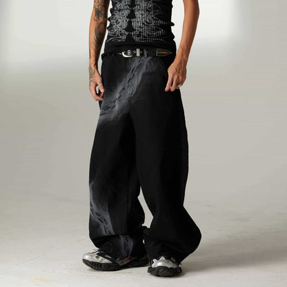 Chain Print | Baggy Jeans - Santo 