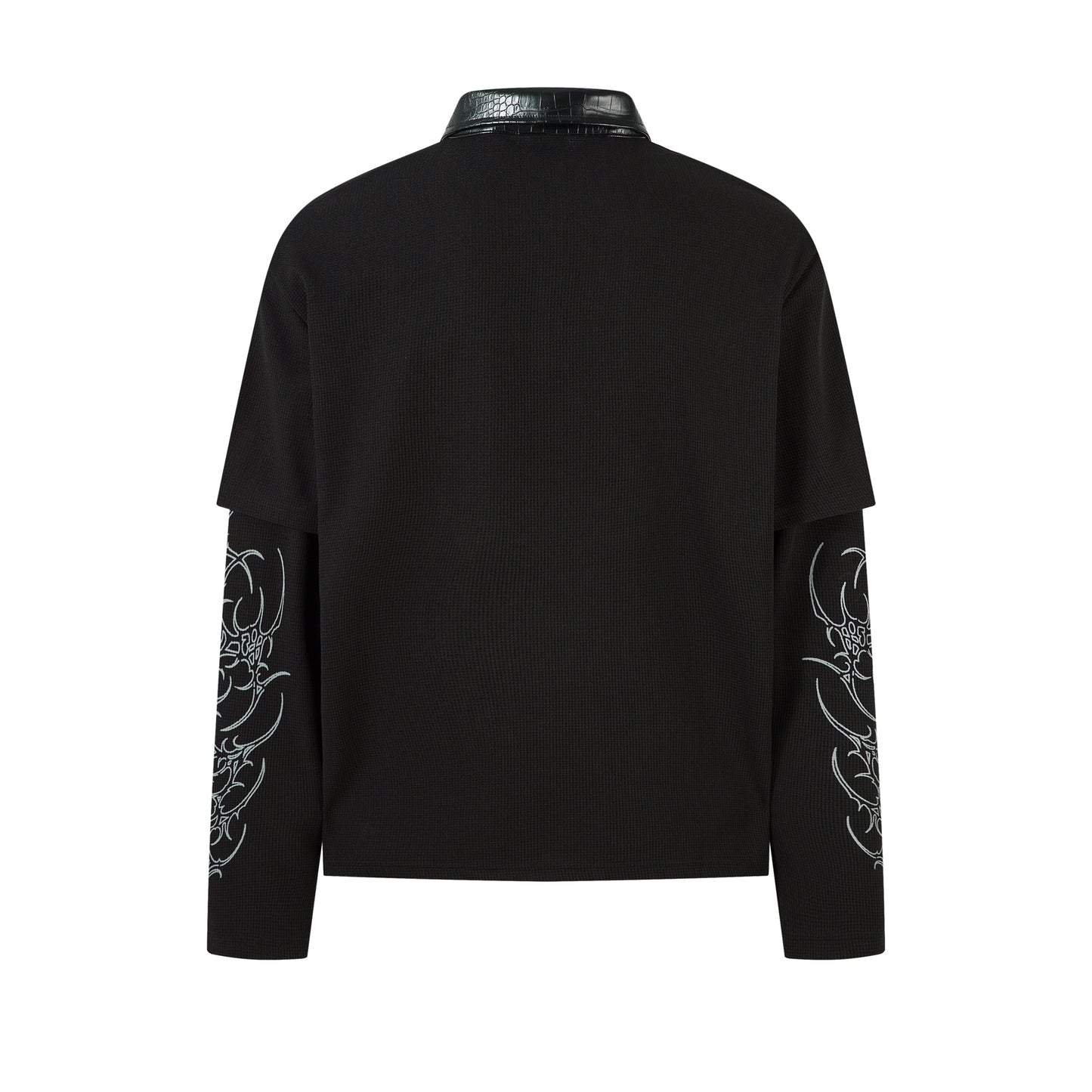 Dark Verse Graphic | Layered Sweatshirt - Santo 