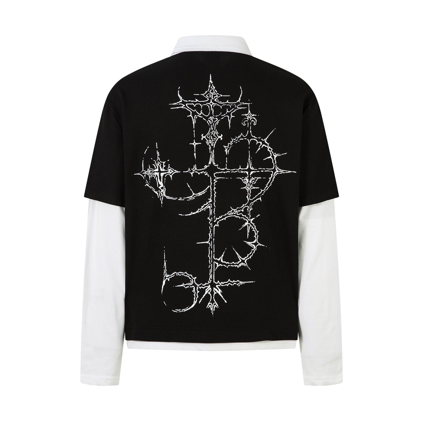 Vampire Graphic Design | Layered Sweatshirt - Santo 