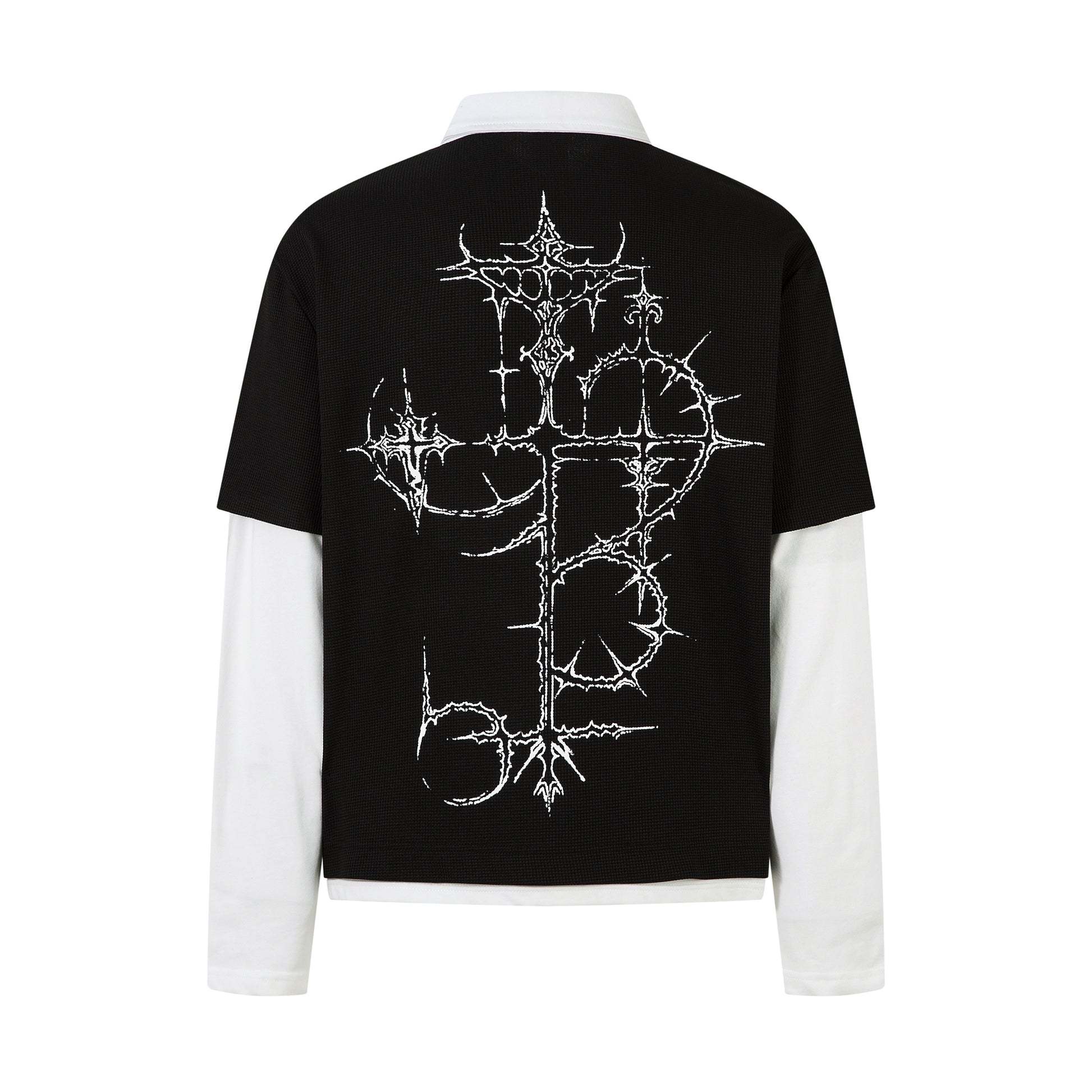 Vampire Graphic Design | Layered Sweatshirt - Santo 