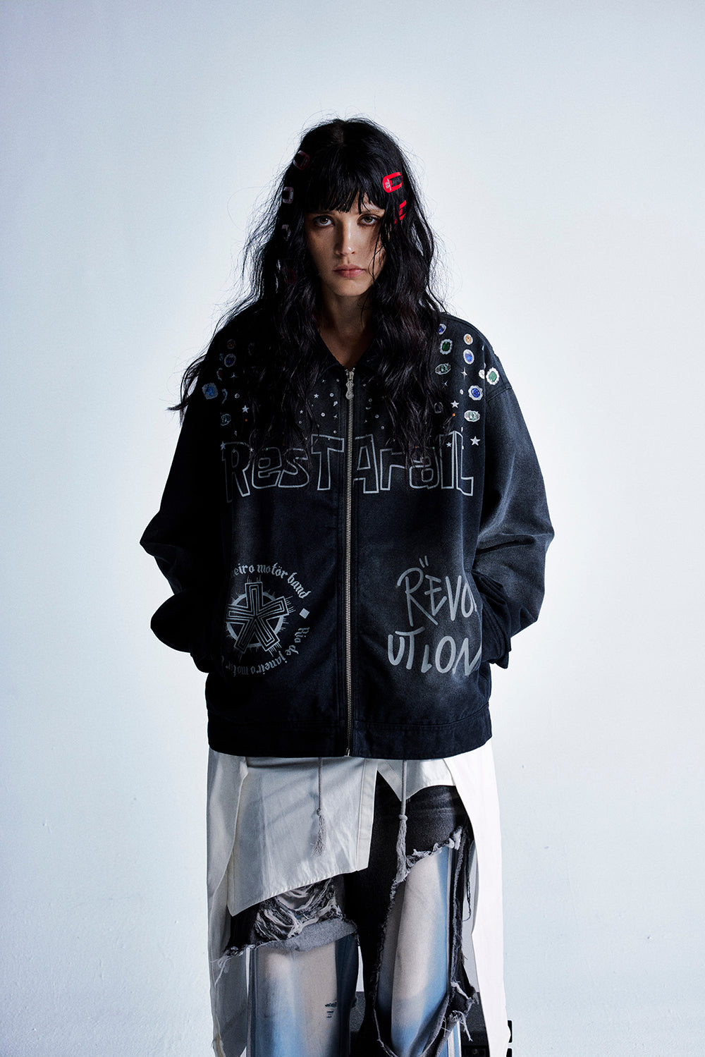 Hip-hop Graffiti Stars | Zip-Up Jacket - Santo 