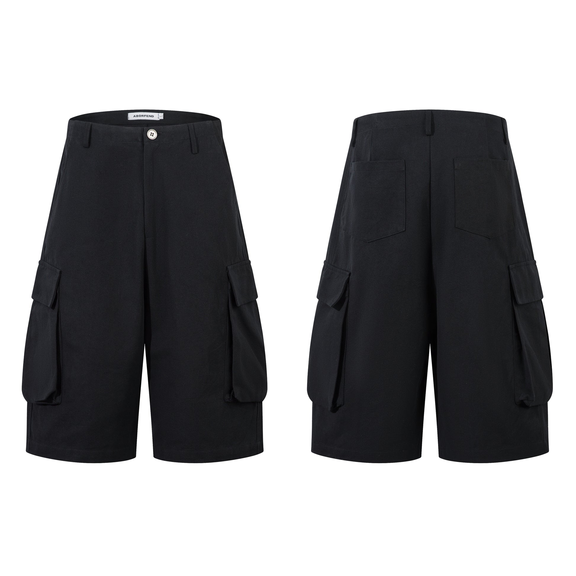 Black utility | cargo shorts - Santo 