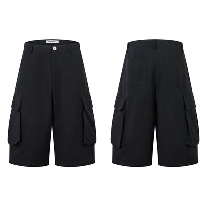 Black utility | cargo shorts - Santo 