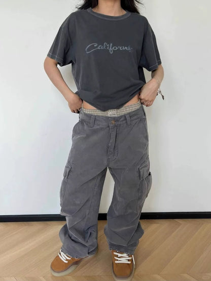 Washed Utility Pocket | Cargo Pants - Santo 