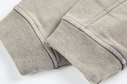 Washed Distressed | Full Zip Hoodie - Santo 