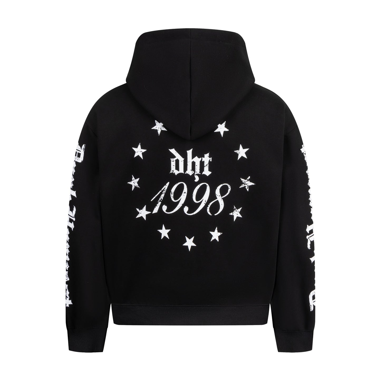 Gothic Cross Print | Zip Up Hoodie - Santo 