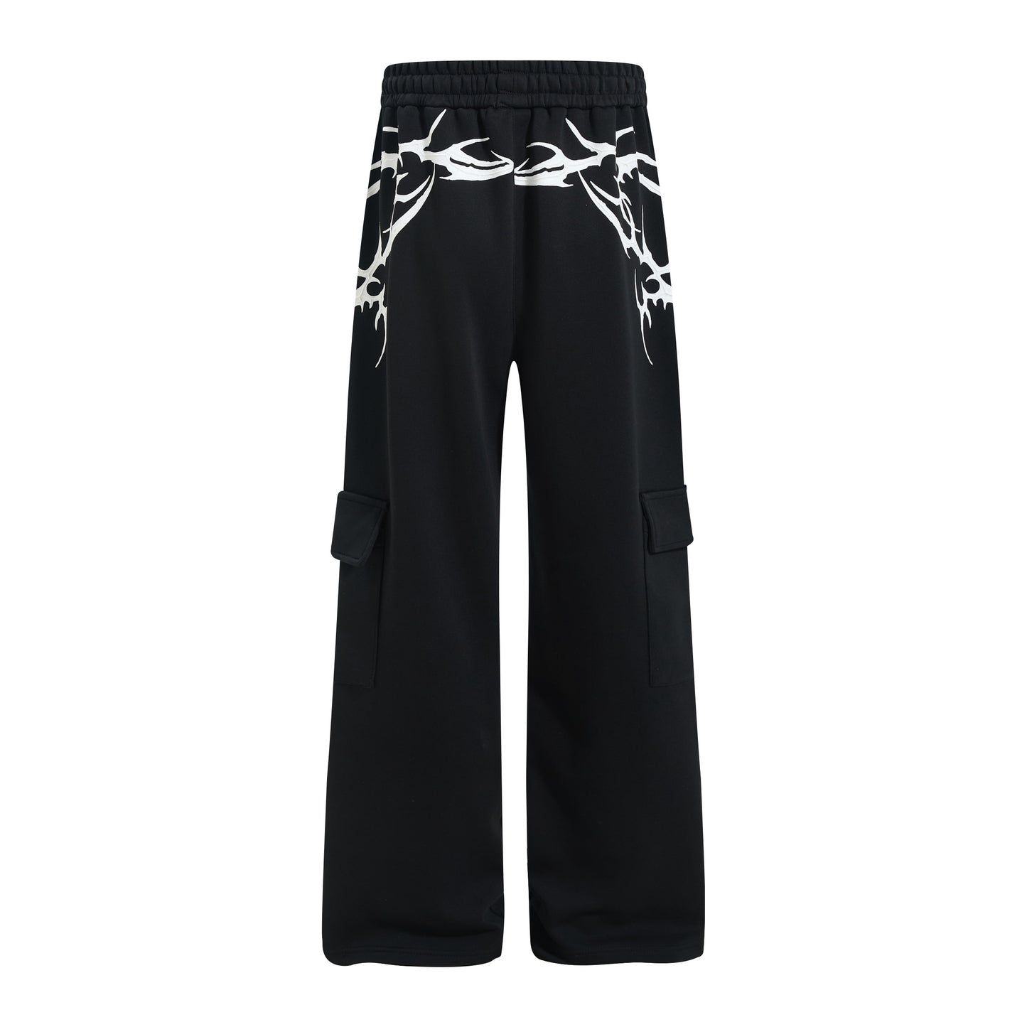 Barbed Flame Print | Graphic Sweatpants - Santo 