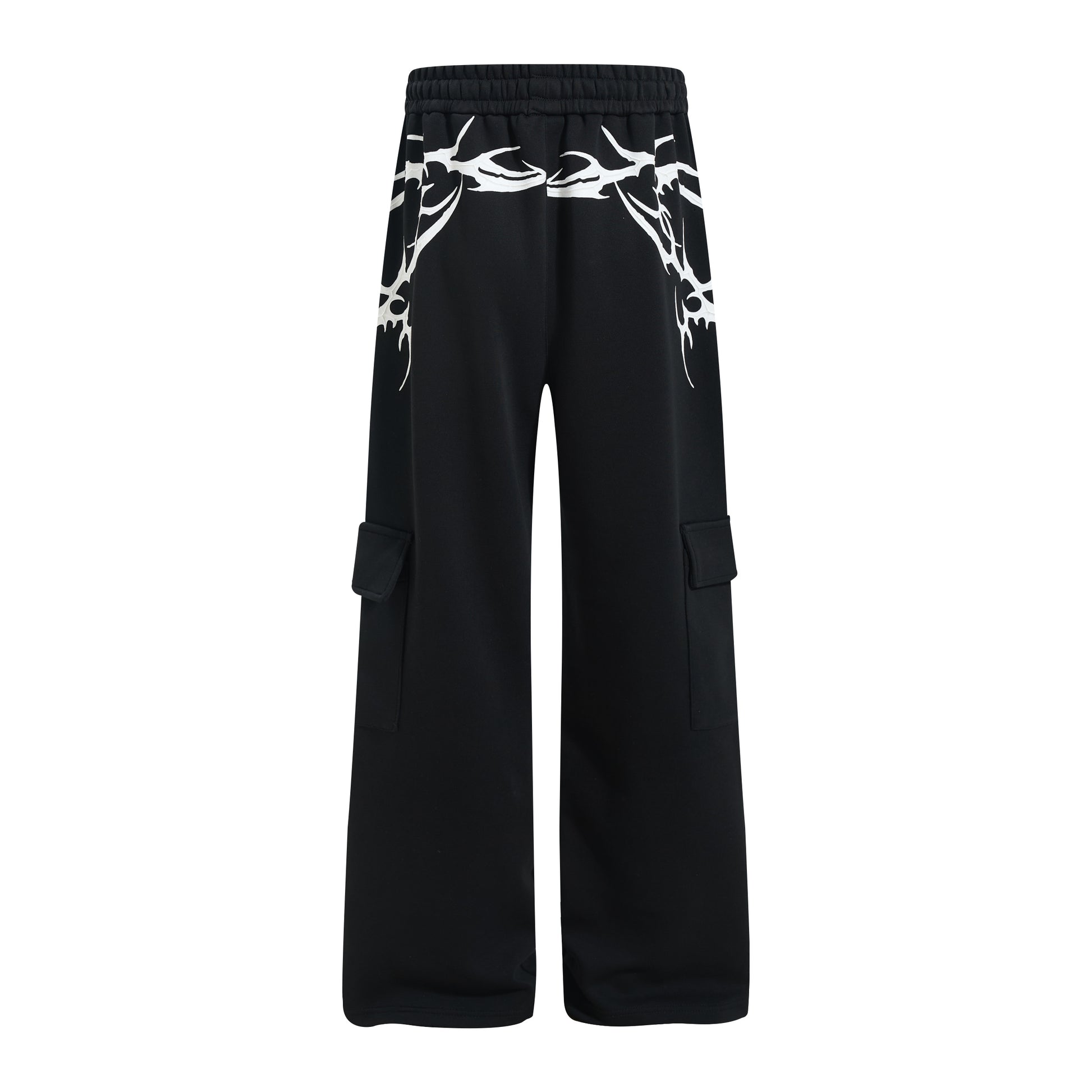 Barbed Flame Print | Graphic Sweatpants - Santo 