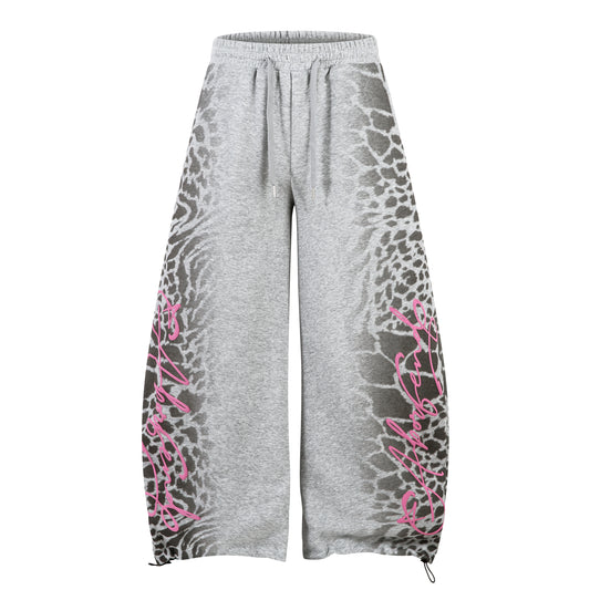 Starfall Drift | Wide-Leg Printed Sweatpants