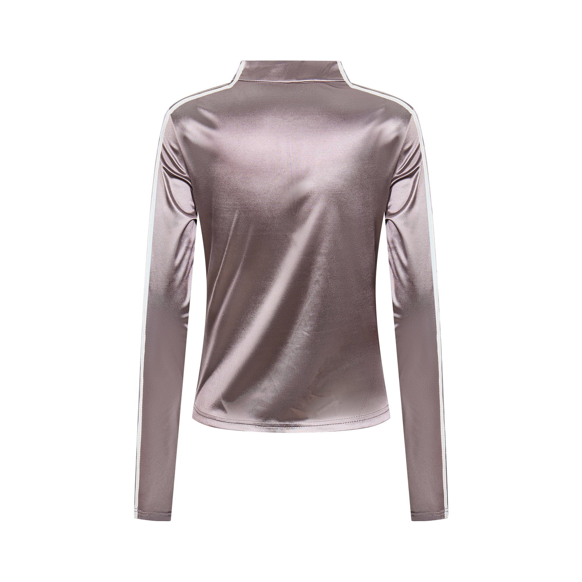 Lace-Up Club | Satin Sports Jersey Top