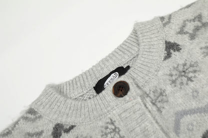 Puppy Fair | Button-Up Cardigan Sweater - Santo 