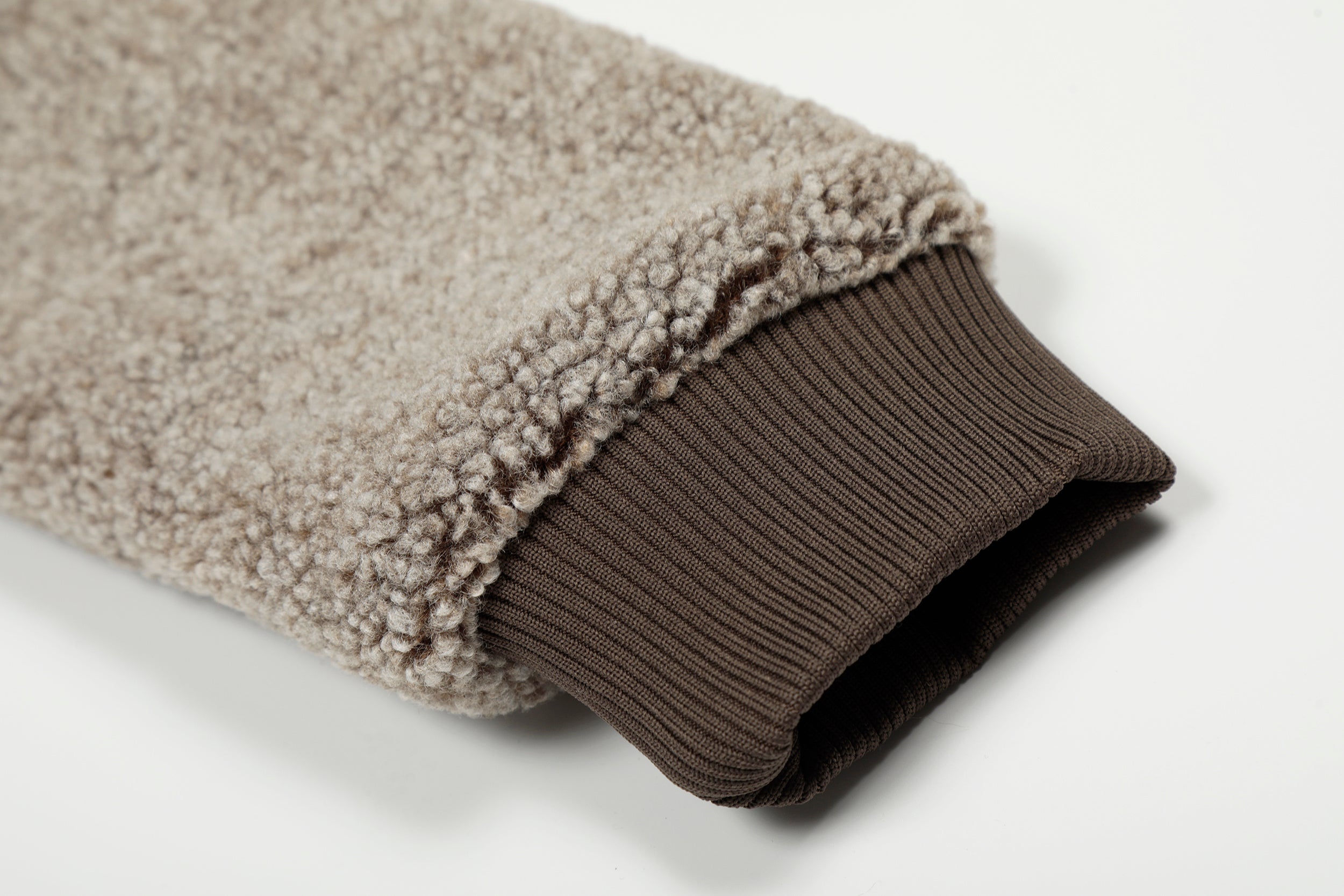 Pine Cocoa | Contrast Hooded Zip Jacket