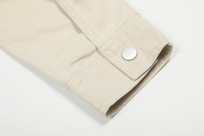 Steel Fade | Minimalist Zip-Up Denim Jacket - Santo 