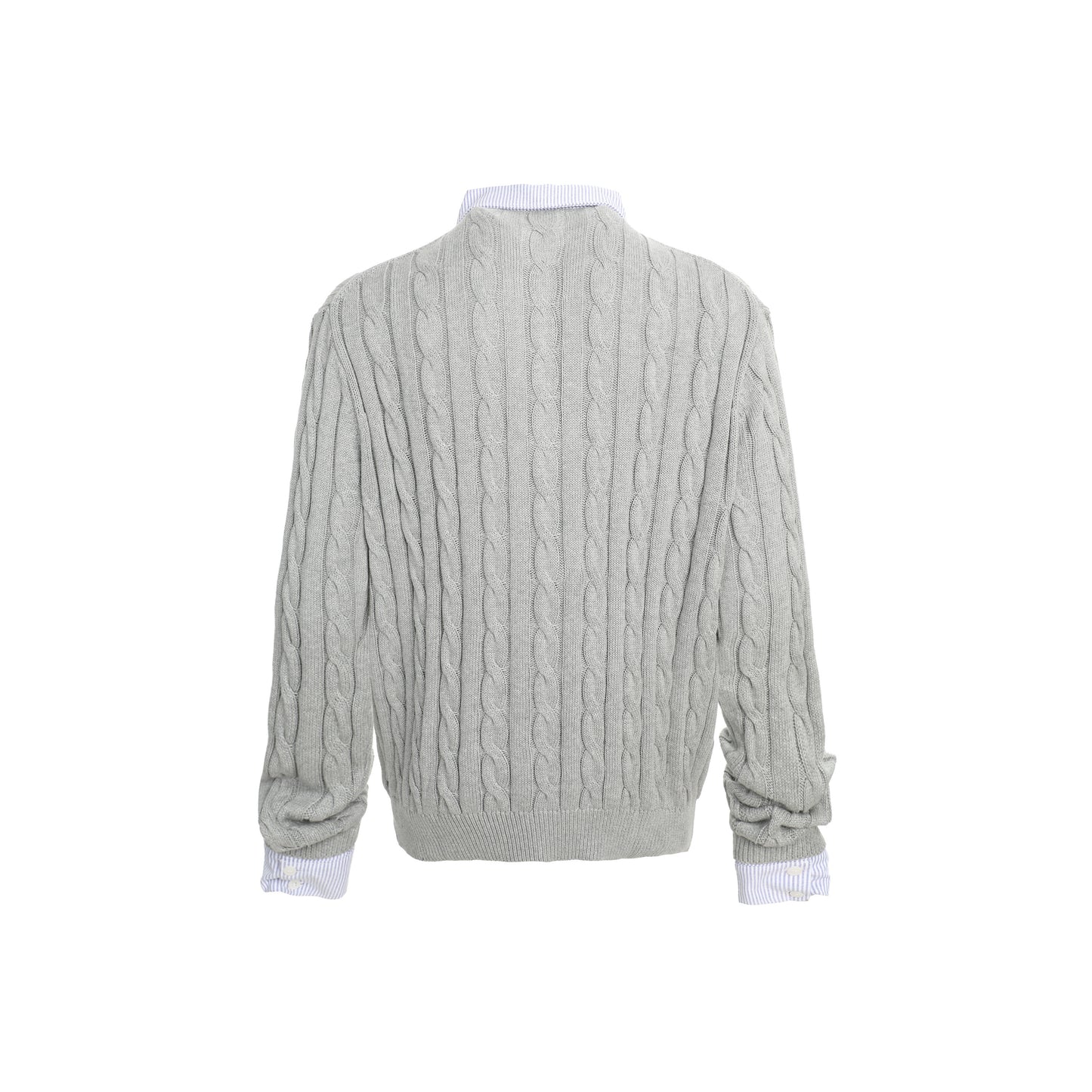 Fuzzy Pup | Dog Sweater with Colorful Knit Scarf