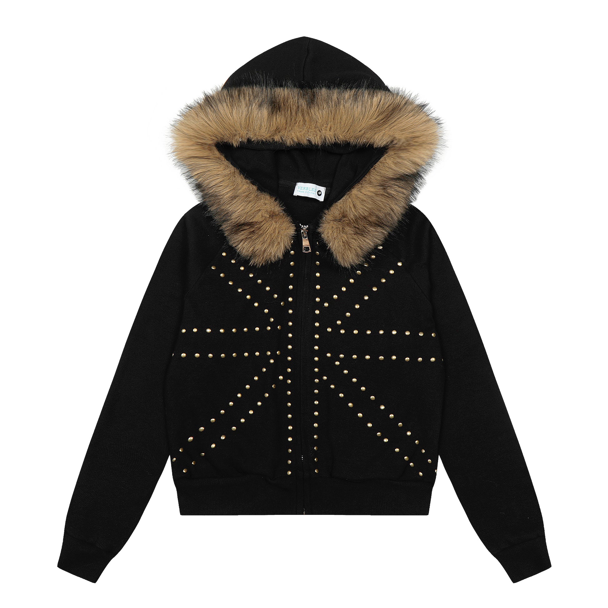Urban Luxe | Bomber Jacket with Faux Fur Trim - Santo 