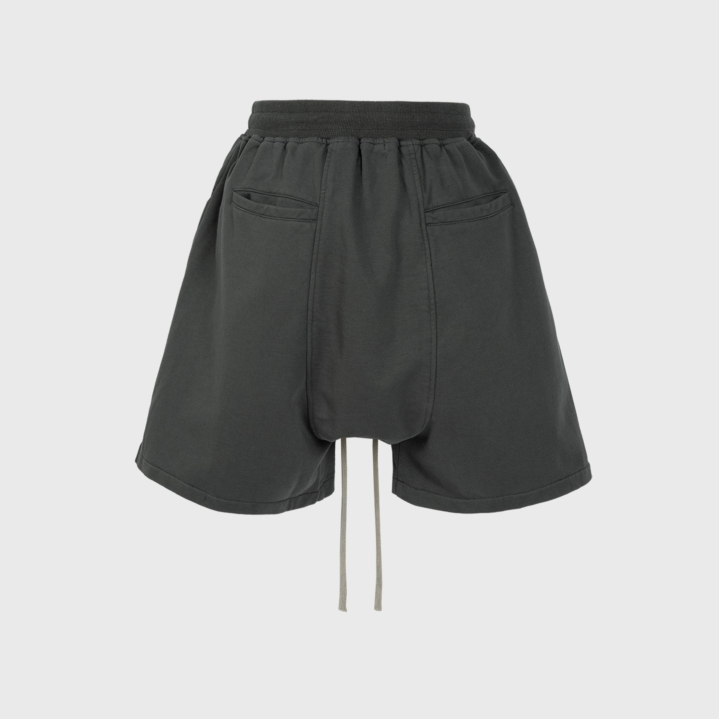 Retro Functional Zipper Slit Jort