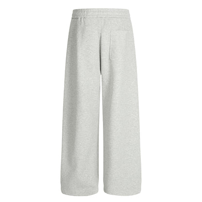 Drawstring Wide Leg Relaxed Sweatpants