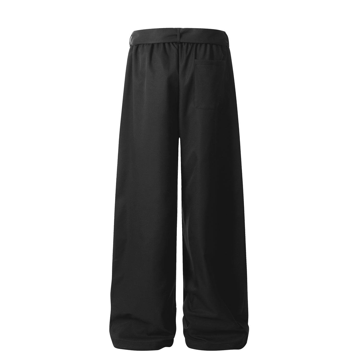 Pleated Belted Machete Track Pants