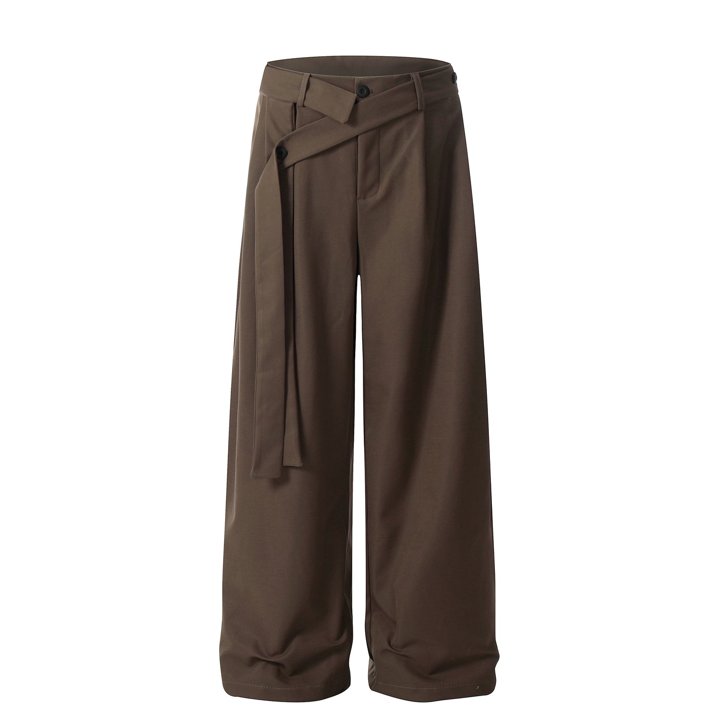 Pleated Belted Machete Track Pants