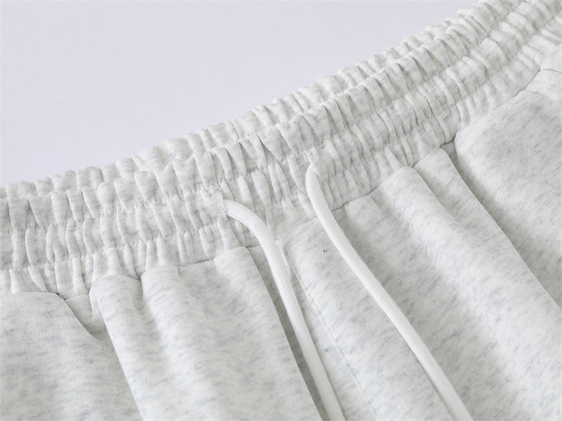 Spray Paint Star Print Distressed Sweatpants