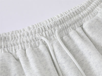 Spray Paint Star Print Distressed Sweatpants