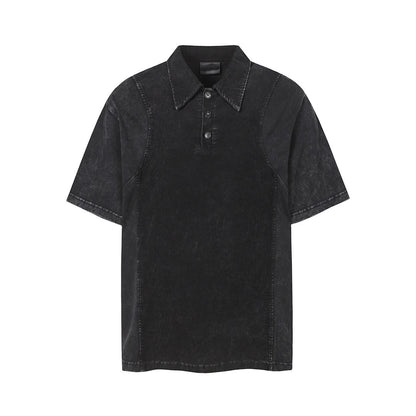 Panel Stitch Cotton T-Shirt