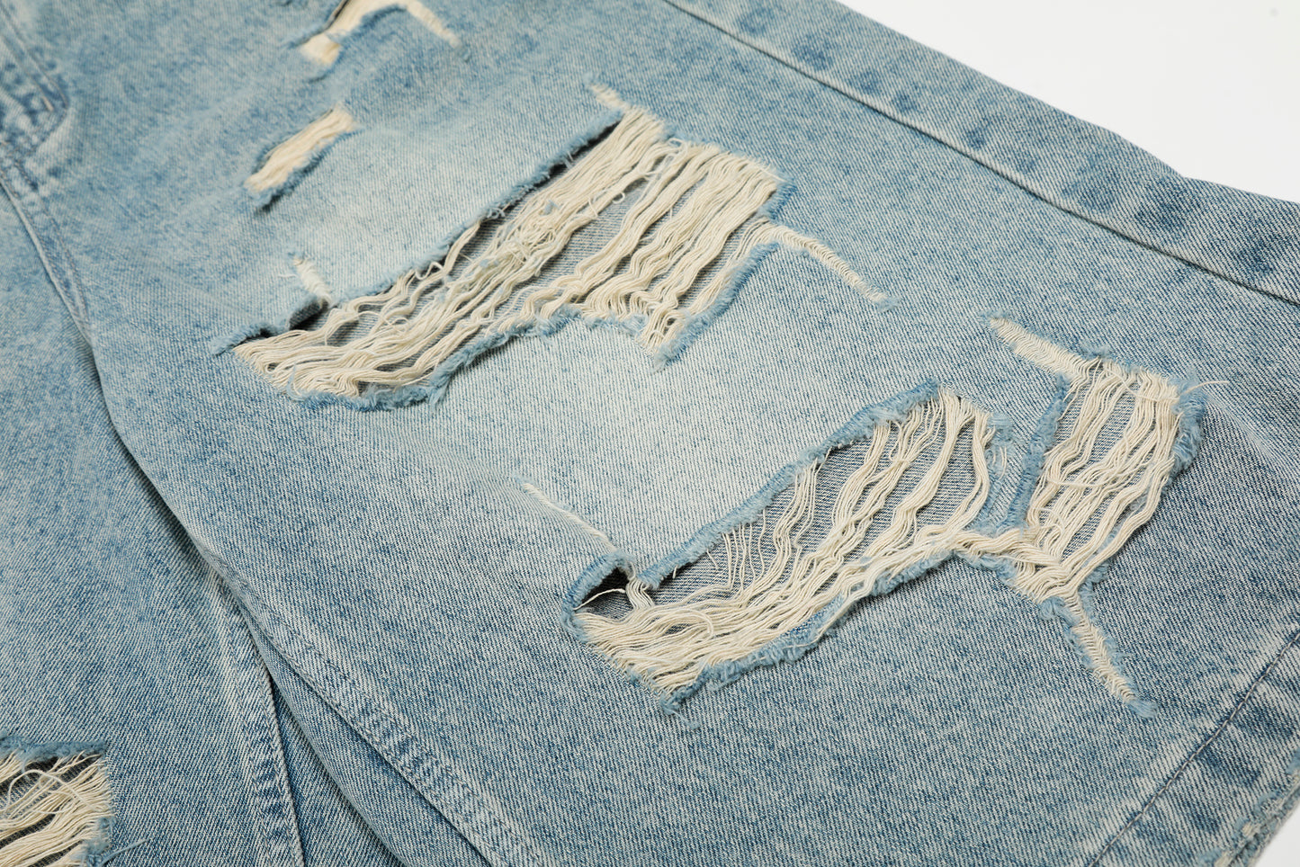 Starlight | Streetwear Star Print Denim Shorts