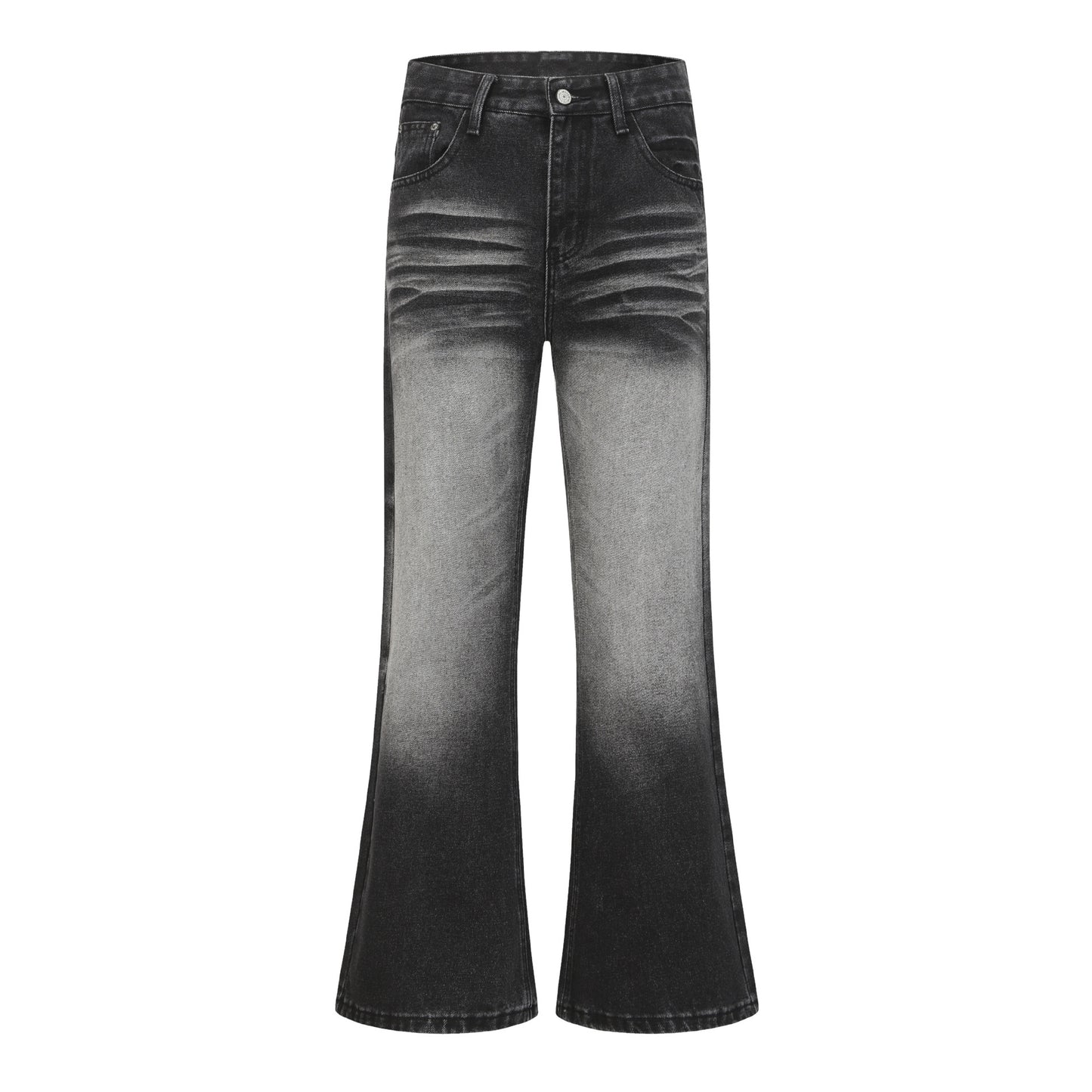 Vintage Washed Flare Jeans