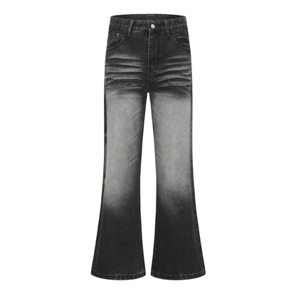 Vintage Washed Flare Jeans