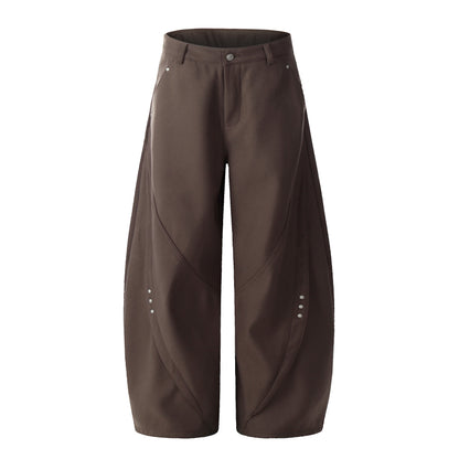 Retro Unisex Barrel Baggy Pants