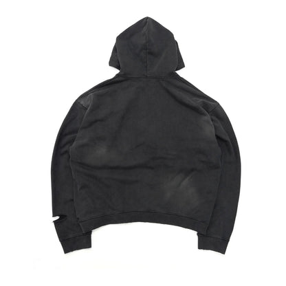 Distressed Washed Black | Archive Hoodie - Santo 