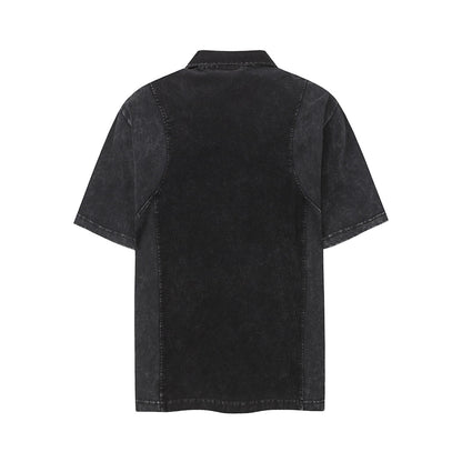 Panel Stitch Cotton T-Shirt