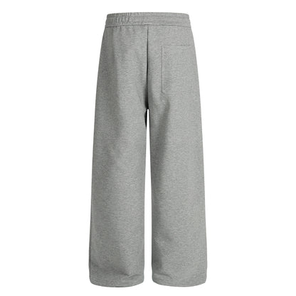 Drawstring Wide Leg Relaxed Sweatpants