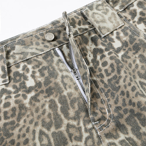 Starlight | Streetwear Star Print Denim Shorts