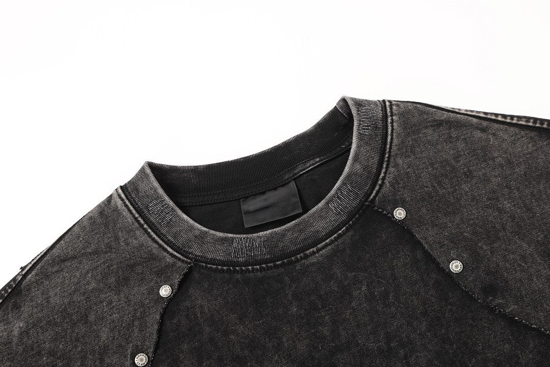 Panel Cotton Stitch T-Shirt