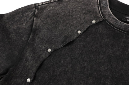 Panel Cotton Stitch T-Shirt