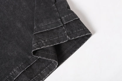 Exposed Seam Washed T Shirt